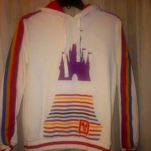 Disney rainbow vintage hoodie